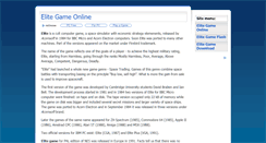 Desktop Screenshot of elitegameonline.com